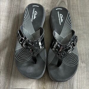 Clarks Women's Black Sandals